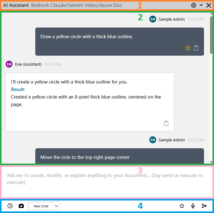 The AI Assistant pane composition