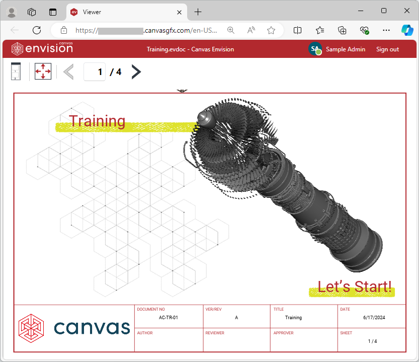Canvas Envision Viewer