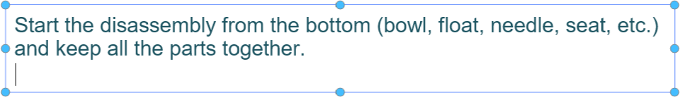 Width and Height Text Box Type
