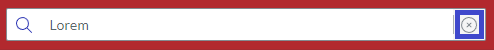 Clear Search Field Button