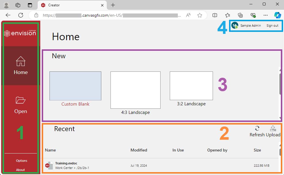 Home Creator Page