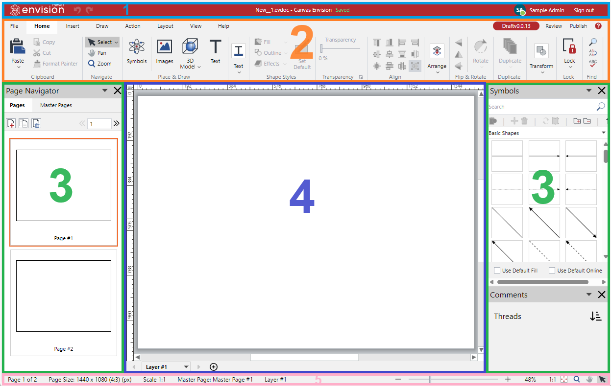 Main Screen Composition