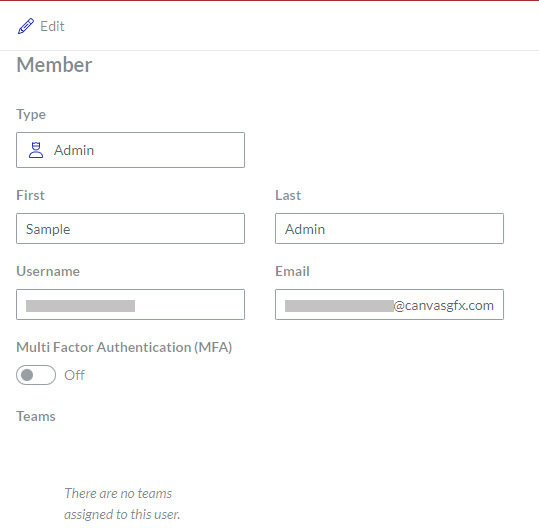 Member Page