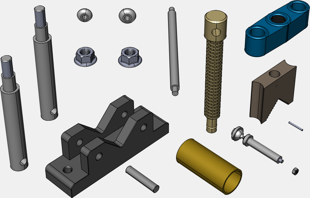 The Free Drag mode allows you to freely move parts any directions.