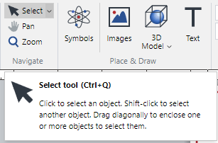 Select Tool Tooltip