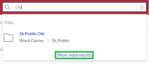 Show more results Link
