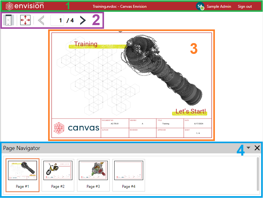 Viewer's Screen Composition