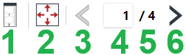 Viewer's Toolbar in Page View Mode