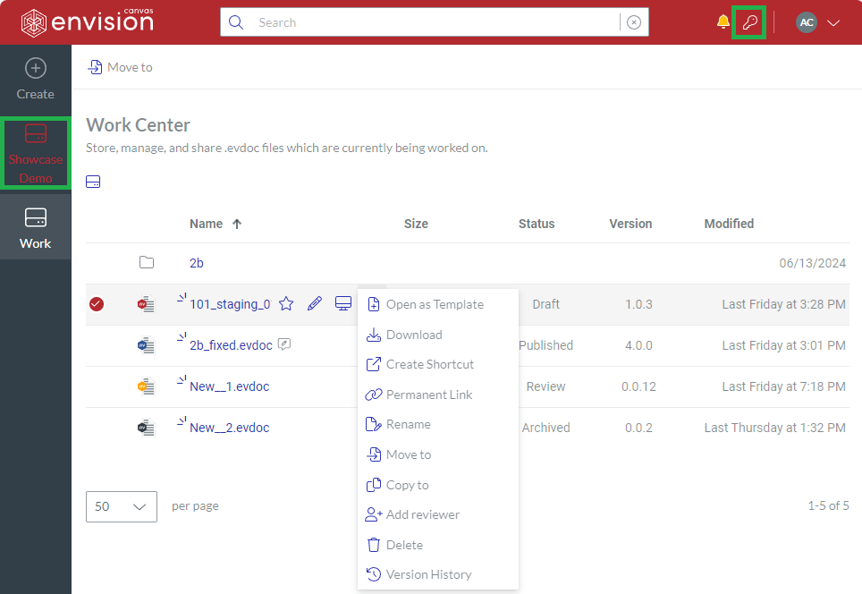 Admin UI