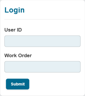 A blank login gadget in the Canvas Envision Viewer