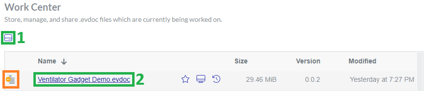 Clicking the name of a document with the Review status by a Consumer opens it in the Canvas Envision Viewer in review mode