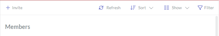 Content Toolbar For Members Page