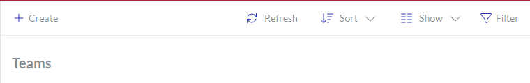 Content Toolbar For Teams Page