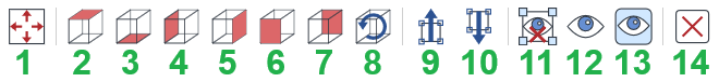 On-page 3D Viewer Toolbar in the 3D Viewer