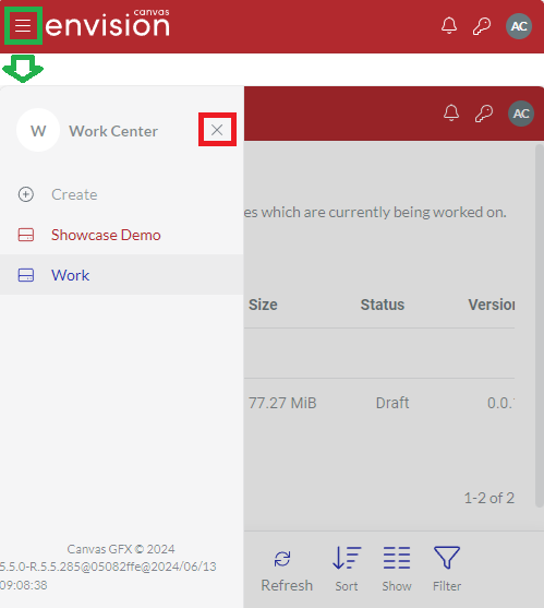 Portal Sidebar On Narrow Screens