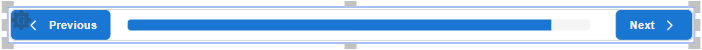 A progress bar gadget without the page indicator label