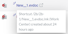 Shortcut Tooltip
