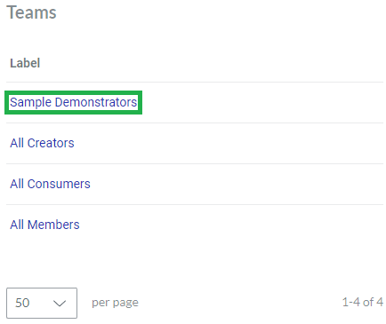 Updated Sample Team on the Teams Page