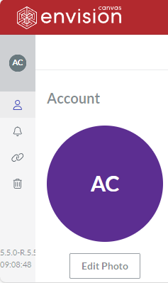 Narrow User Profile Sidebar