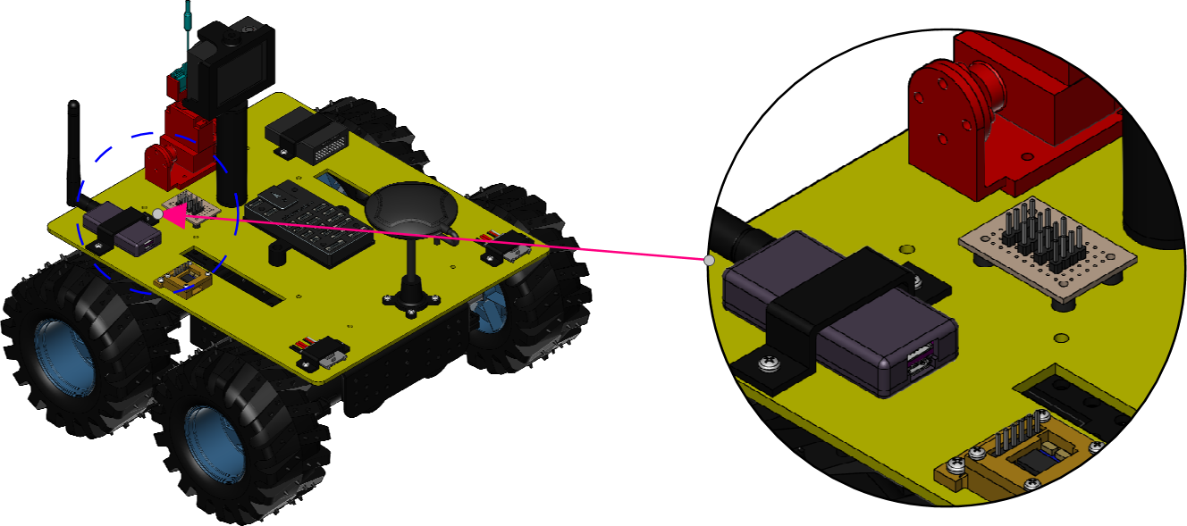 Drag the end point of the Smart Line to the center of the view area.