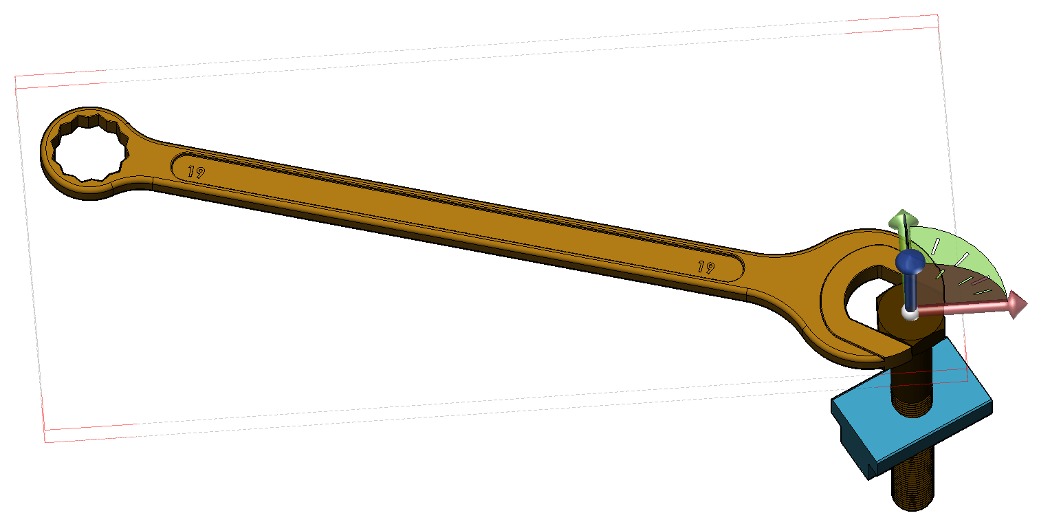 A click will move the pivot to the new location.