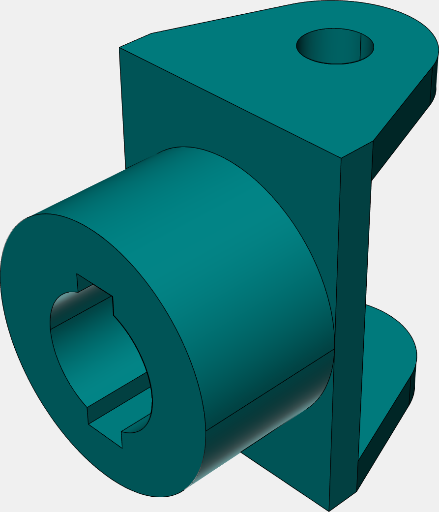 Green is applied to the part