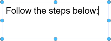 Text Piece Pasted into a Text Object
