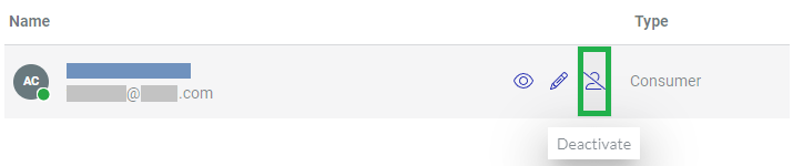 Deactivate Action Menu Button