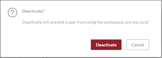 Deactivate Pop-up Dialog