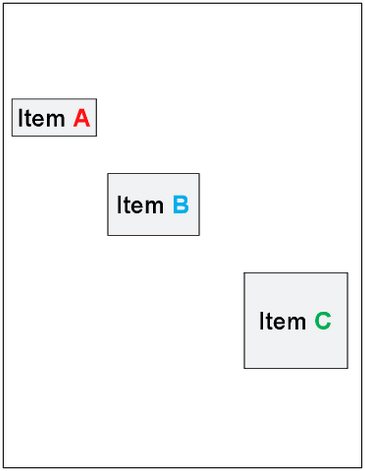 Distribute Vertical Inside Command Applied to Three Objects