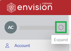Expand Button on the User Profile Sidebar Expand Button on the User Profile Sidebar