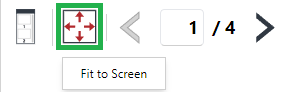 Fit to Screen Button on the Viewer's toolbar
