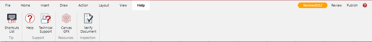 Help Ribbon Tab