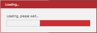 Loading Pop-up Dialog
