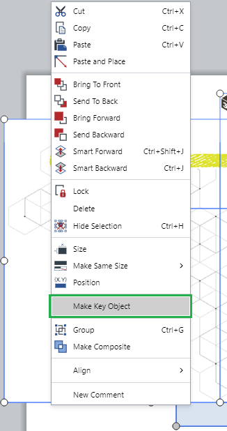 Make Key Object Context-sensitive Menu