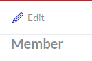 Member Page Toolbar in View Mode