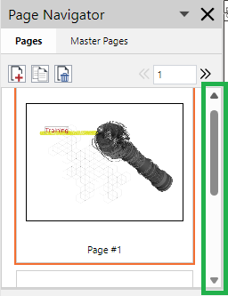 Page Navigator Scroll Bar