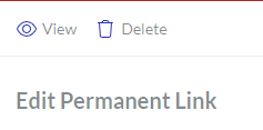 Permanent Link Page Toolbar in Editing Mode