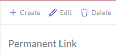 Permanent Link Page Toolbar in View-only Mode