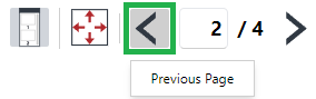 Previous Page Button on the Viewer's toolbar
