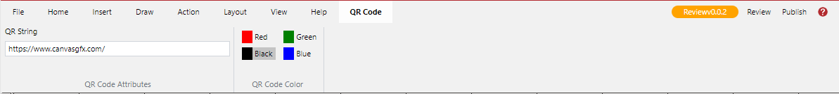 QR Code Ribbon Tab