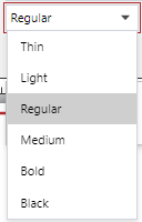 Ribbon Drop-down List
