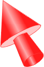 The mouse pointer changes to the red arrow pointer