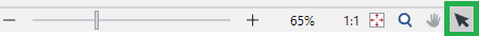 Select tool button on the Status bar