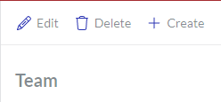 Team Page Toolbar in View-only Mode