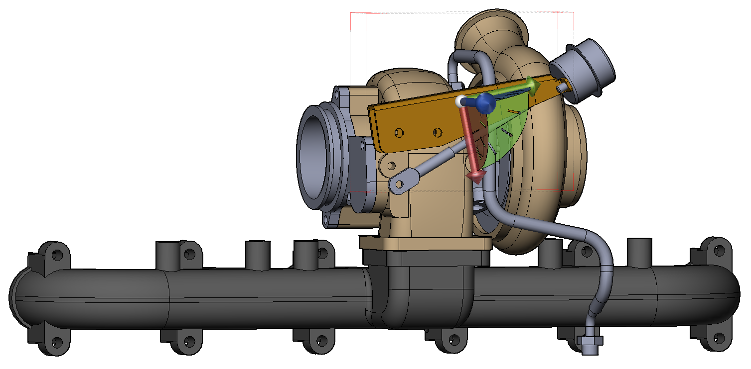 The pivot is rotated instead of the selected part.