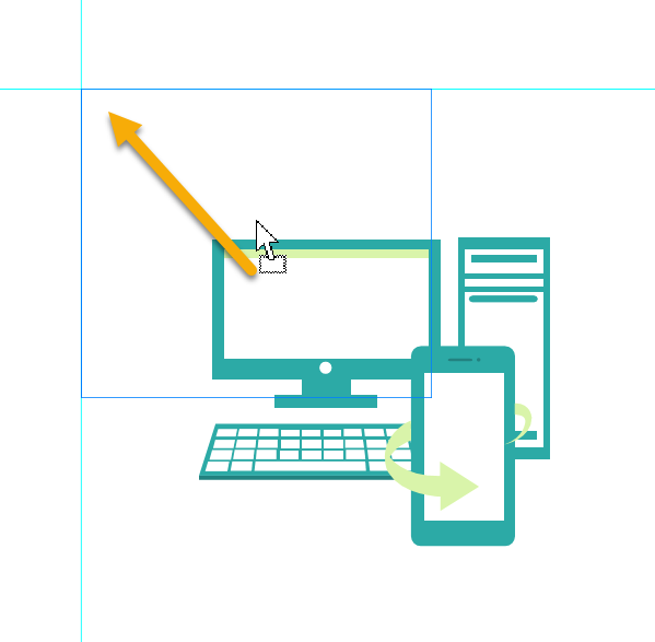 Snap to Guides Example