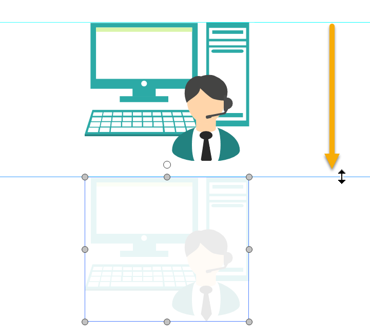Snap to Guides Example