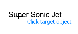 Target Text Object for Copying Object Attributes with the Format Painter