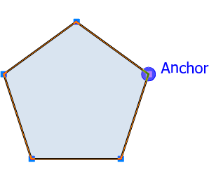 Anchor point of vector object Smart Mouse snapping type